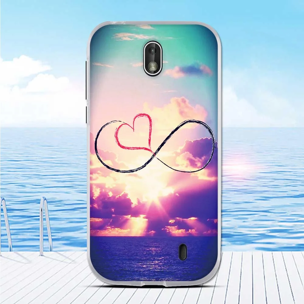 Soft Cover For Nokia 1 2018 Silicone Cute Pattern TA-1047 TA-1060 TA-1056 TPU Coque Nokia1 Phone Case | Мобильные телефоны и