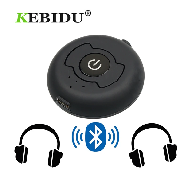 Kebidu bluetooth transmissor de áudio H-366T bluetooth 4.0 a2dp multi-ponto sem fio música estéreo dongle adaptador para tv smart pc