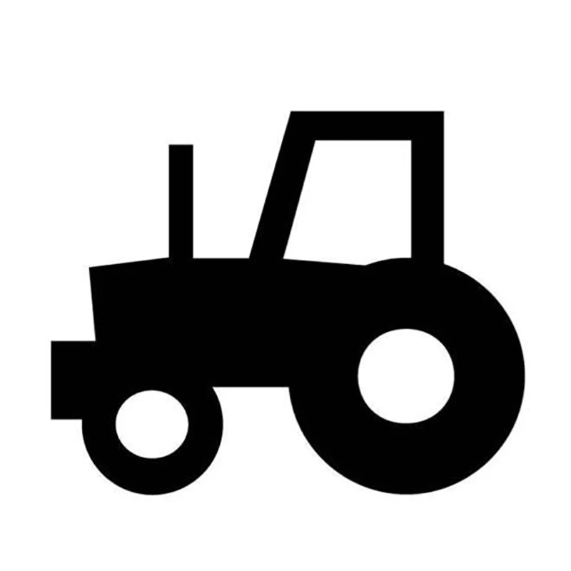 

Farm Tractor Silhouette Car Decal Sticker Be Different Car Styling