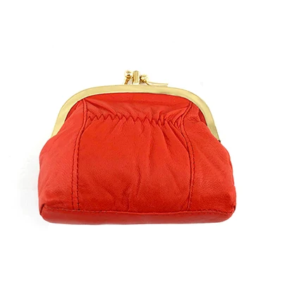 0579Red BELLO TUTTI Кошелек для монет из натуральной кожи женские маленькие кошельки Кошелек из овчины держатель для карт кошелек для монет сумка для денег - Цвет: 0579Red