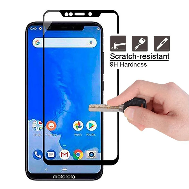 Закаленное стекло с полным покрытием для Motorola Moto P30 защитная пленка экрана |