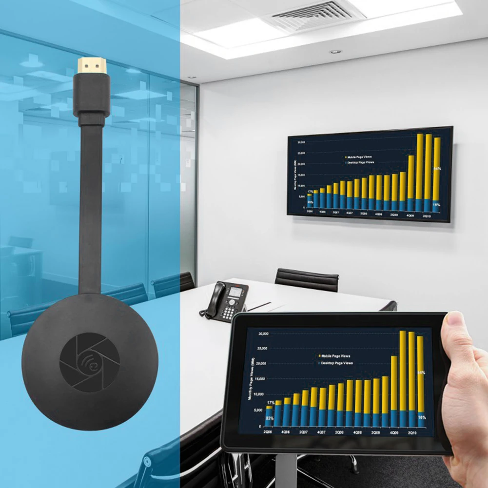 Горячий WiFi Дисплей ключ медиа стример ТВ-карта Аудио HDMI Miracast Mirascreen