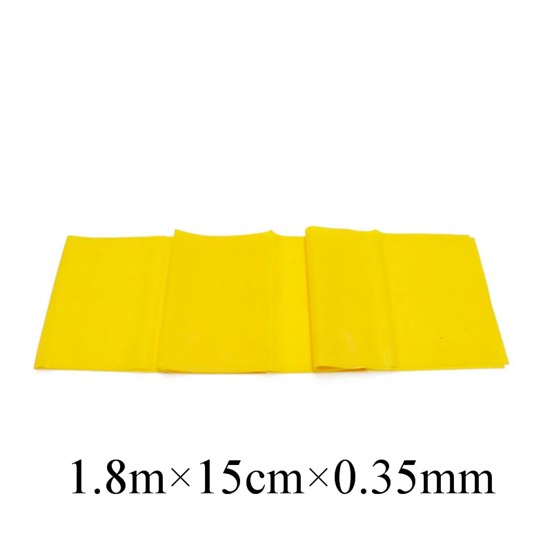 yellow 1.8 Для тренажерного зала, для тренировок, для фитнеса, для упражнений, резинки, для йоги, эластичная лента, 150 см-200 см, тянущаяся веревка, петли, резиновые петли, для тренировок в тренажерном зале - Цвет: yellow 1.8