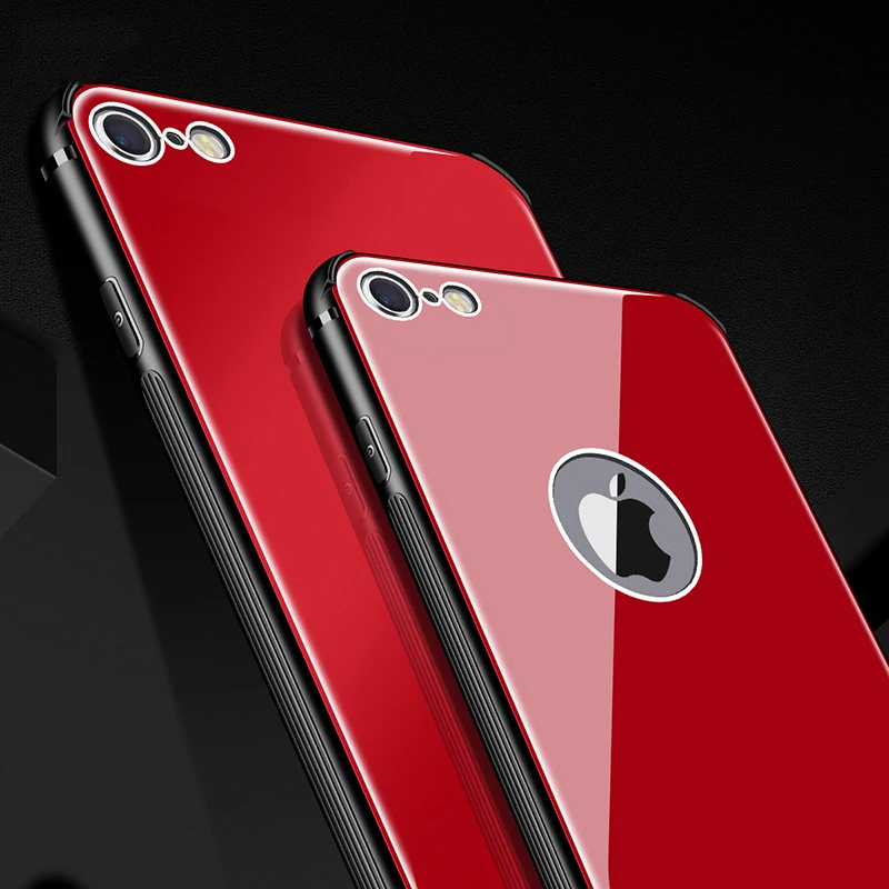 Олаф закаленное Стекло чехол для iphone X 8 6 S плюс роскошный защитный 7 5S крышка