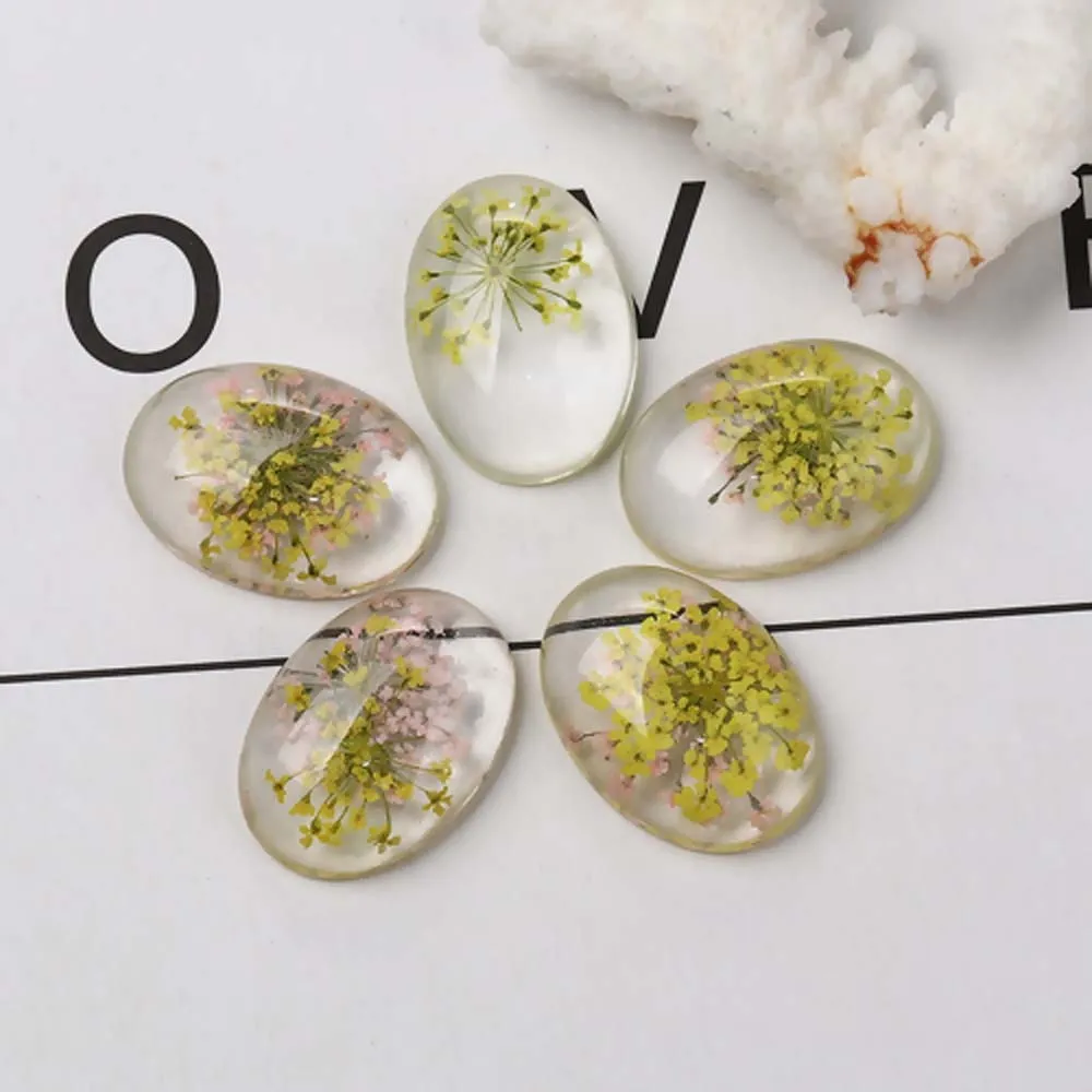 10 шт смолы купольное уплотнение кабошон овальный апельсин Прозрачный