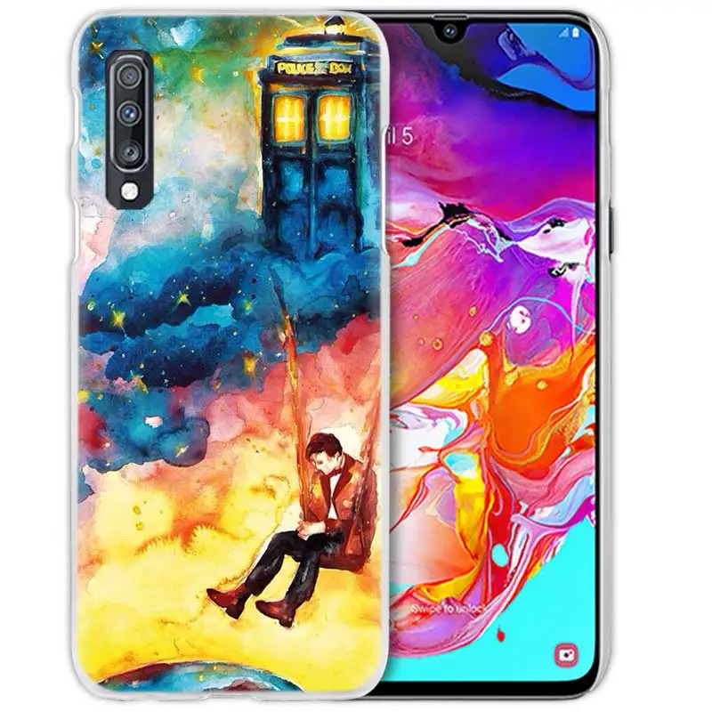 10 Box Доктор Кто чехол для samsung Galaxy A50 A70 A20e A40 A30 A20 A10 A8 A6 плюс A9 A7 Прозрачный жесткий чехол из ПК для телефона Ван Гог, Лидер продаж - Цвет: 10