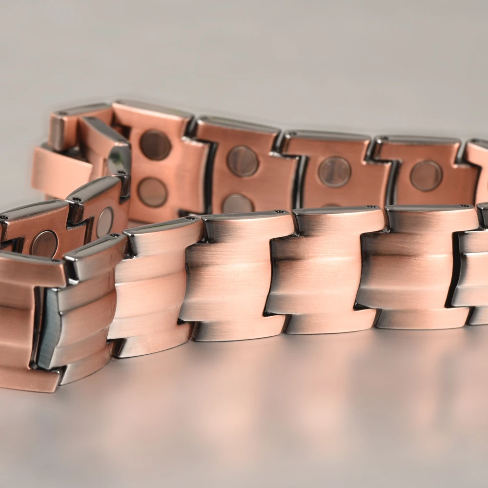 Inox Jewelry Pure Copper life Bracelet Bangle For Men Women Health Magnetic Therapy Hand Bracelets |