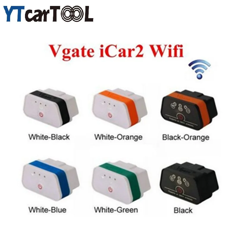 Новейший Икар 2 для Android/IOS/PC инструмент Vgate iCar2 ELM327 odb2 WI-FI odb 2 версия читатель кода экспресс-почтой PostNl можно отследить в месте