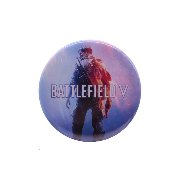 Новая и популярная игра Battlefield V 5 Броши BF5 значок для друзей отличный подарок детям студентам школьная сумка рюкзак 58 мм 5 стилей - Окраска металла: D