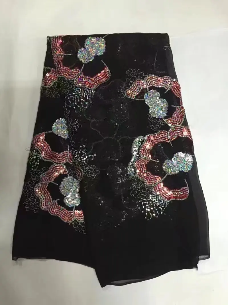 Французский Кружева Ткани с пайетками для свадьбы! B8-7-1 | Дом и сад