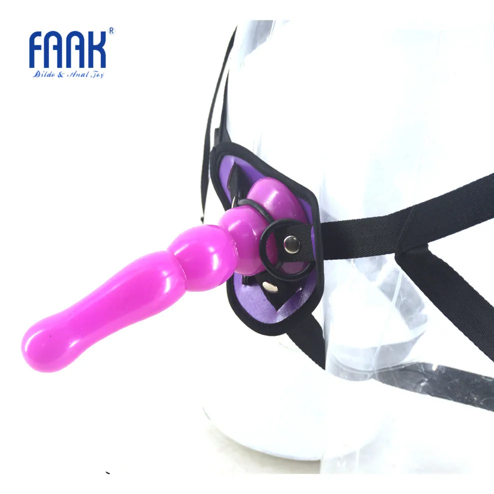 FAAK dildo stick strapon strap on penis butt plug beads anal insert sex toys masturbate flirt products | Красота и здоровье