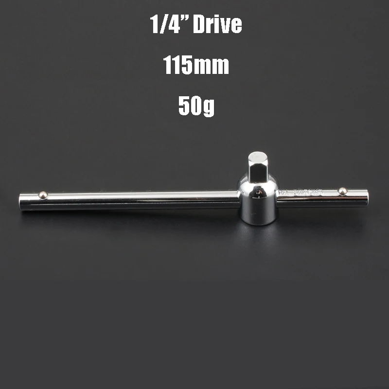 6.3mm 1/" 3/8" 1/" Привод гнездо удлинитель ключа раздвижная штанга Т-образная ручка разъем удлинитель для трещотки водителя Авто Ремонт - Цвет: 6.3mm