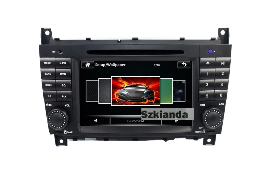 7 дюймов 2 Din автомобильный DVD плеер для Mercedes Benz W203 W209vW169 W219 A Class A160 C класс C180 C200 CLK200