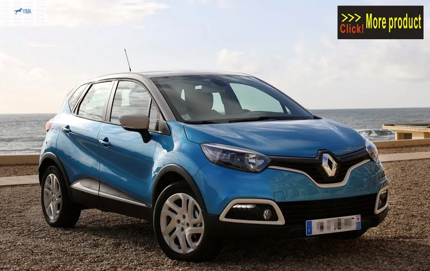 Yimaautotrim авто аксессуары передние+ задние пластиковые Брызговики для Renault Captur черный