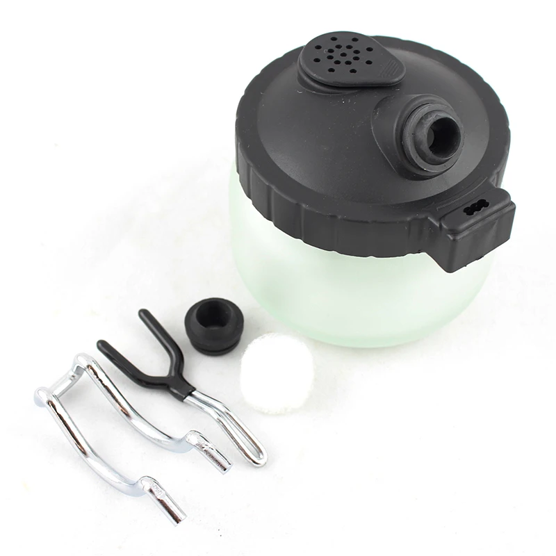 OPHIR Airbrush Cleaner Аэрограф банка/стеклянный контейнер Очистительная станция бутылка