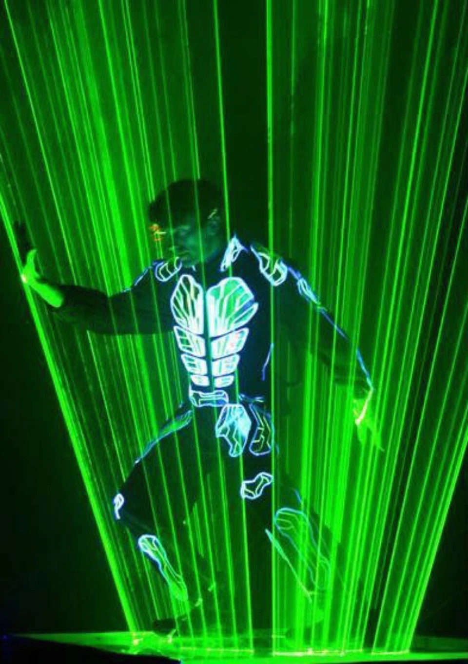 flightcase+Laser man show green 2w 3w 5w 8w 10w laser beam system dance light disco dj club party concert wedding bar | Лампы и
