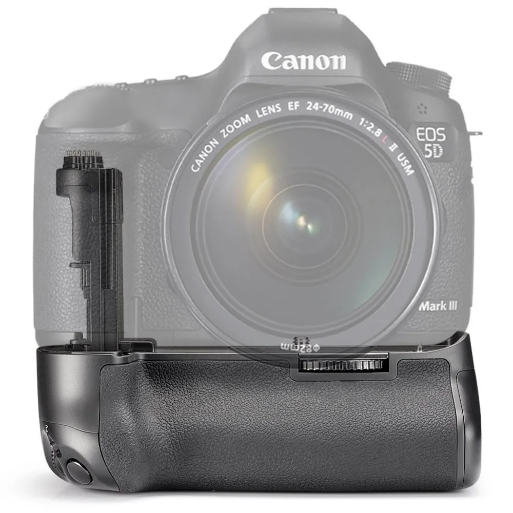 Neewer Профессиональный Вертикальный Аккумулятор Ручка для Canon BG-E11 работать с 1/2 Шт. Аккумулятором LP-E6 для Canon EOS 5D Mark III / 5DS / 5DSR