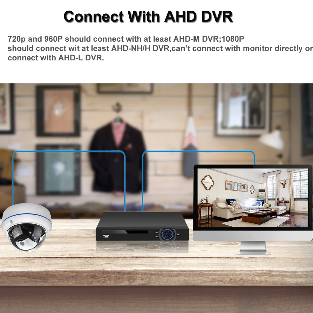 Скидка Купольная Водонепроницаемая камера видеонаблюдения Hamrolte, AHD, 1080P/720P, с высоким разрешением, с функцией ночного видения