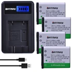 Аккумуляторная батарея Batmax, 4 шт., с ЖК-дисплеем и USB-зарядным устройством для Olympus, для FUJI FILM, fuji  NP 45, NP45, NP 45A, 45B, 45S