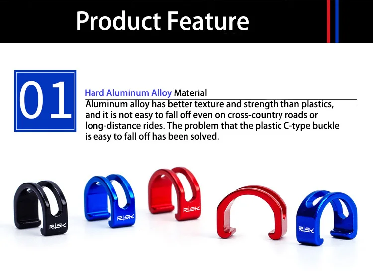 5 шт./упак. риска для обвеса велосипеда труба тормозной магистрали Кнопка диск нефтяных труб Алюминий сплав C пряжкой U-образный провод фиксирующих пряжек велосипеда Запчасти
