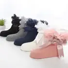 2019 творческие модные носки удобные носки принцессы для девочек из чесаного хлопка с оборками и оборками