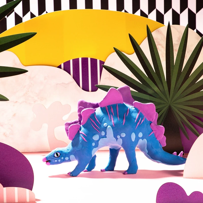 Robud DIY динозавр картонная модель игрушечная фигура безопасная и Нетоксичная