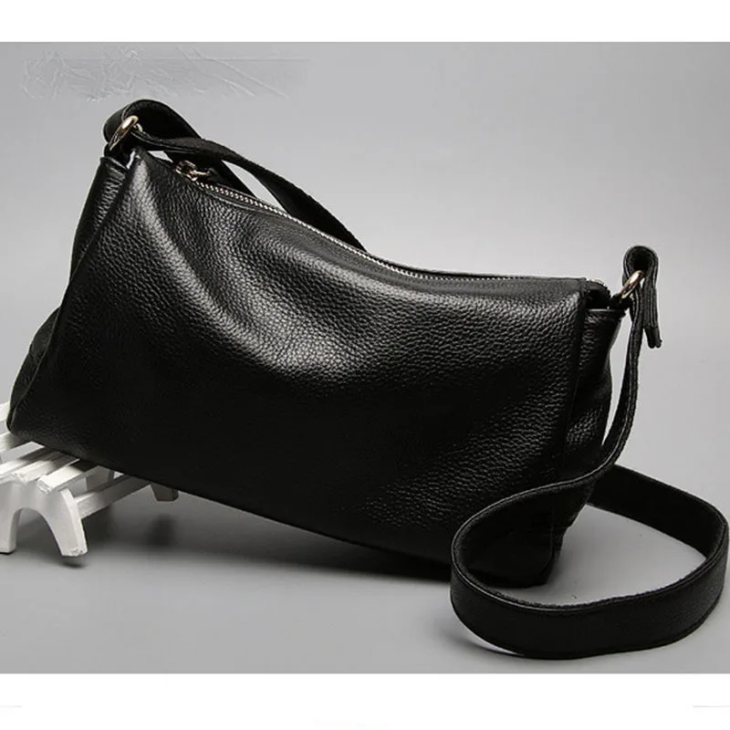 

Luxury High Quality Genuine Cow Leather Bags Soft Real First Layer Of Cowhide Leather Handbag Woman Bag Messenger Shoulder Bag