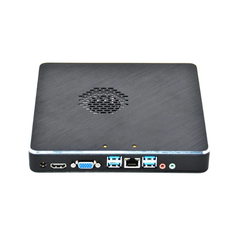 Новейший Самый дешевый мини-ПК с вентилятором Intel Dual Core 7500U HD Graphics 520 HDMI VGA 4 * USB3.0