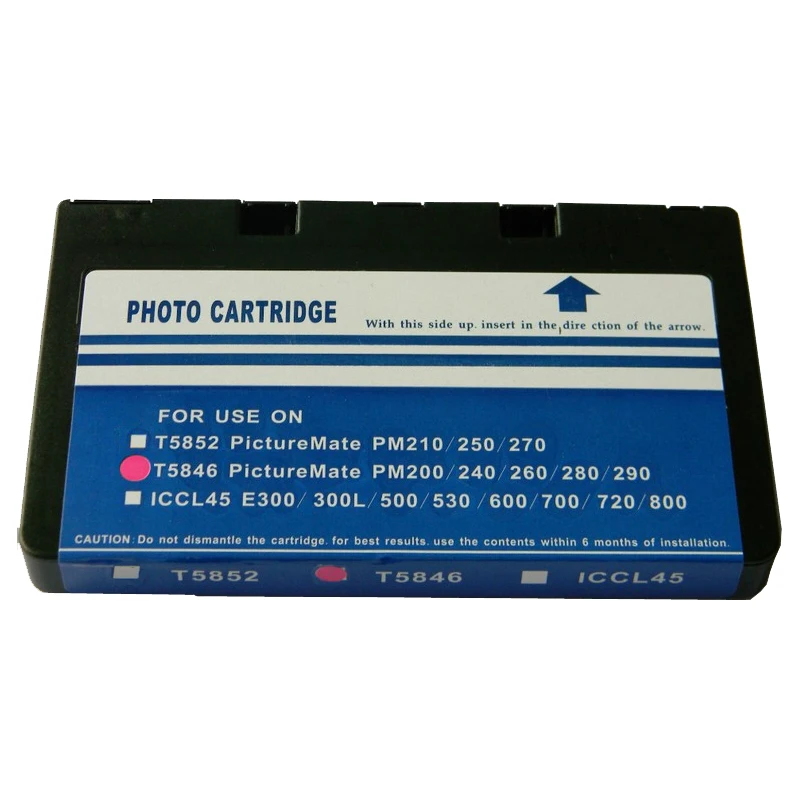 Чернильный картридж Vilaxh T5846 для принтера Epson PictureMate PM200 PM225 PM240 PM260 PM280 PM290 PM300|cartridge