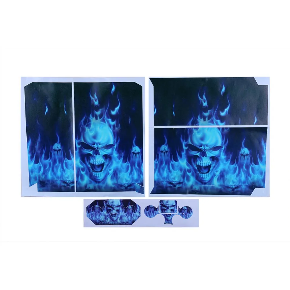 Пожарный череп виниловая наклейка Водонепроницаемая для PS4 Sony PlayStation 4 защитная