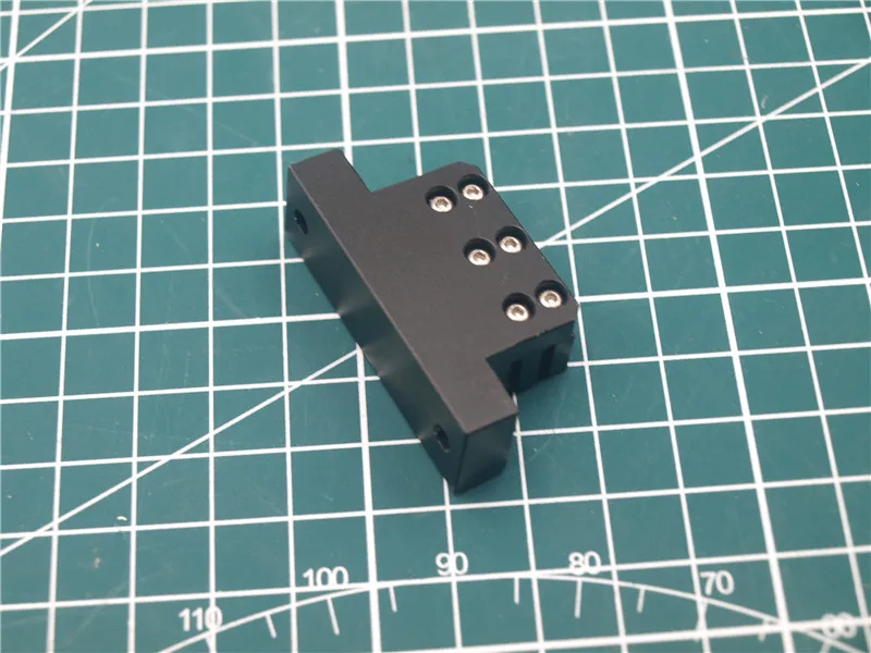 1 шт. Prusa i3 MK3 черный анодированный алюминиевый сплав Y образный ременной держатель