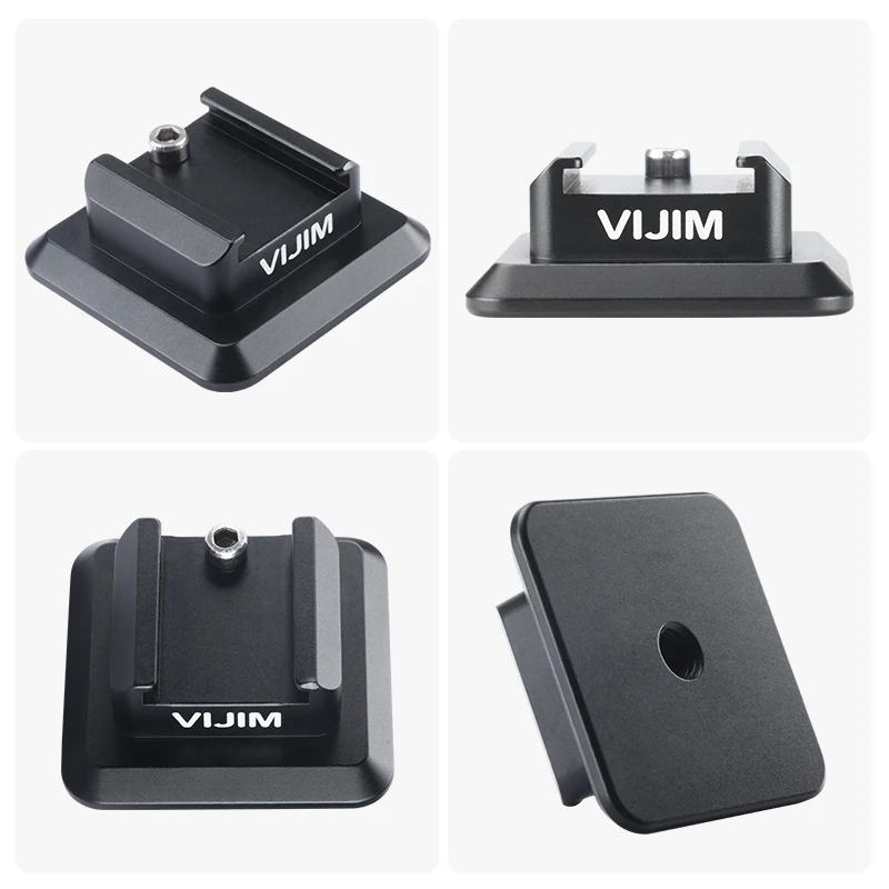 VIJIM VK-1 вспышка холодного башмака адаптер с Arca Quick Release 1/4 ''-20 винт для Godox Yongnuo