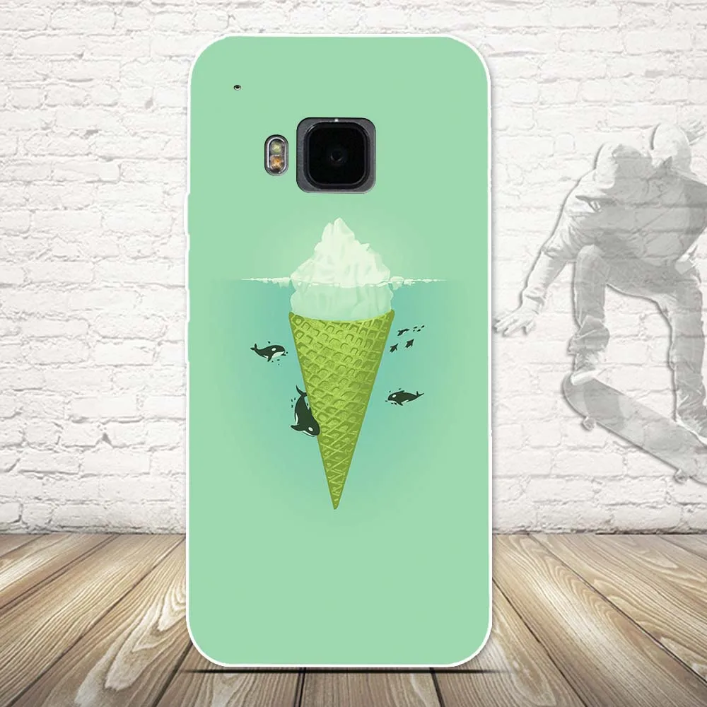 Для HTC One Hima M9 резиновый мягкий чехол из ТПУ с мультяшным рисунком животных для