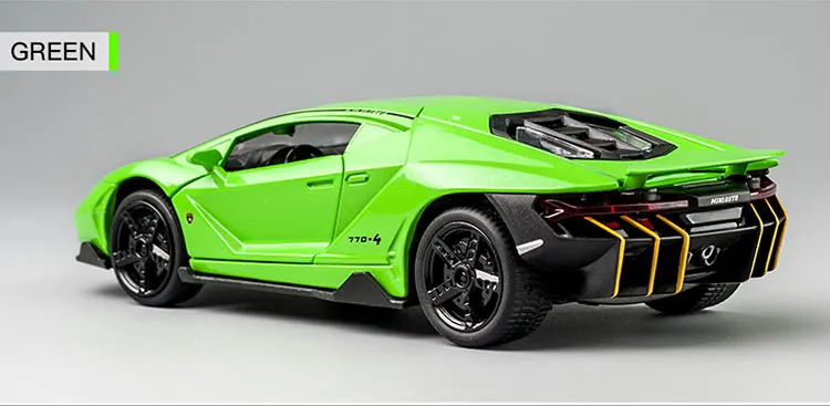 KIDAMI 1:32 Aventador 750-4 литая под давлением модель автомобиля с оттягивающейся спинкой игрушечные машинки подарки игрушки для детей моделирование oyuncak siku