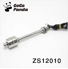 ZS12010 M10* 120mm бак наполнения жидкой воды Сенсор Нержавеющая сталь Поплавковый выключатель нормально закрытый Тип провода линии: 30 см NC