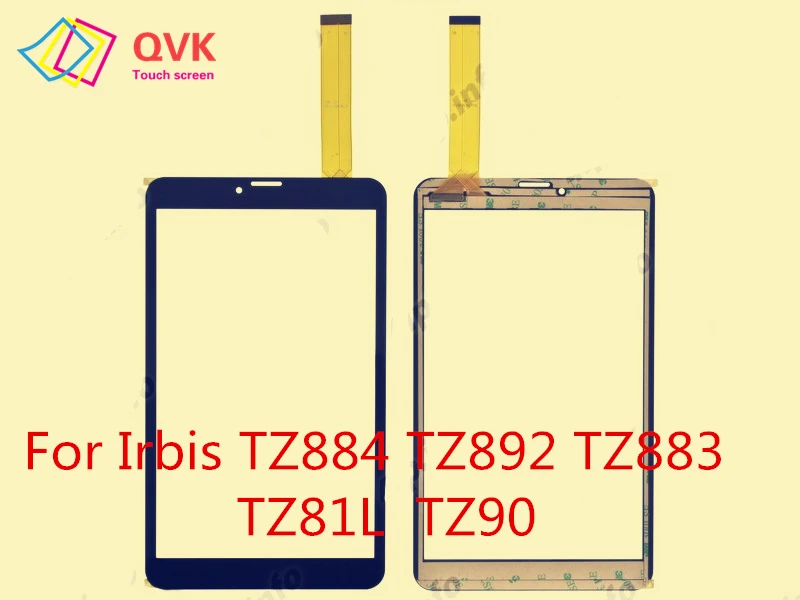 Черная 8 дюймовая сенсорная панель для Irbis TZ877 TZ890 TZ884 TZ892 TZ883 TZ882 TZ881 TZ891 TZ81L TZ90 3G 4G|glass