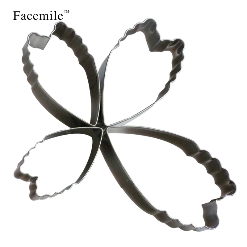 Facemile 4 шт./компл. украшение для торта из помадки лепестки цветов резак форма пион