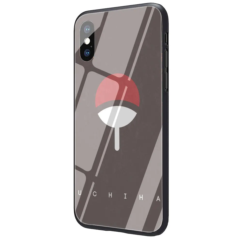Наруто Shippuden Uchiha Itachi закаленное стекло чехол для телефона чехол для iPhone 6 6S Plus 7 8 Plus X XS XR XS Max - Цвет: G1