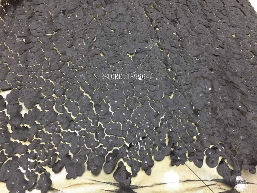 Африканские блестки тюль кружева горячий новый для Белый Цвет гипюр африканская