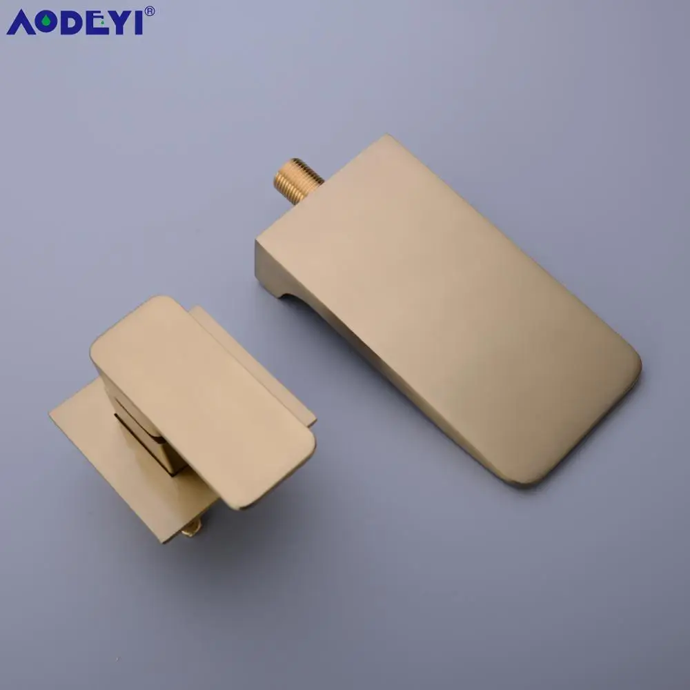 Скрытый латунный смеситель водопад AODEYI для ванной комнаты смесители раковины 1/2