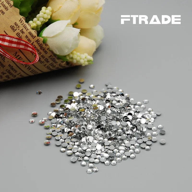 1000 шт./лот горячая Распродажа новый модный прозрачный цвет плоская задняя часть