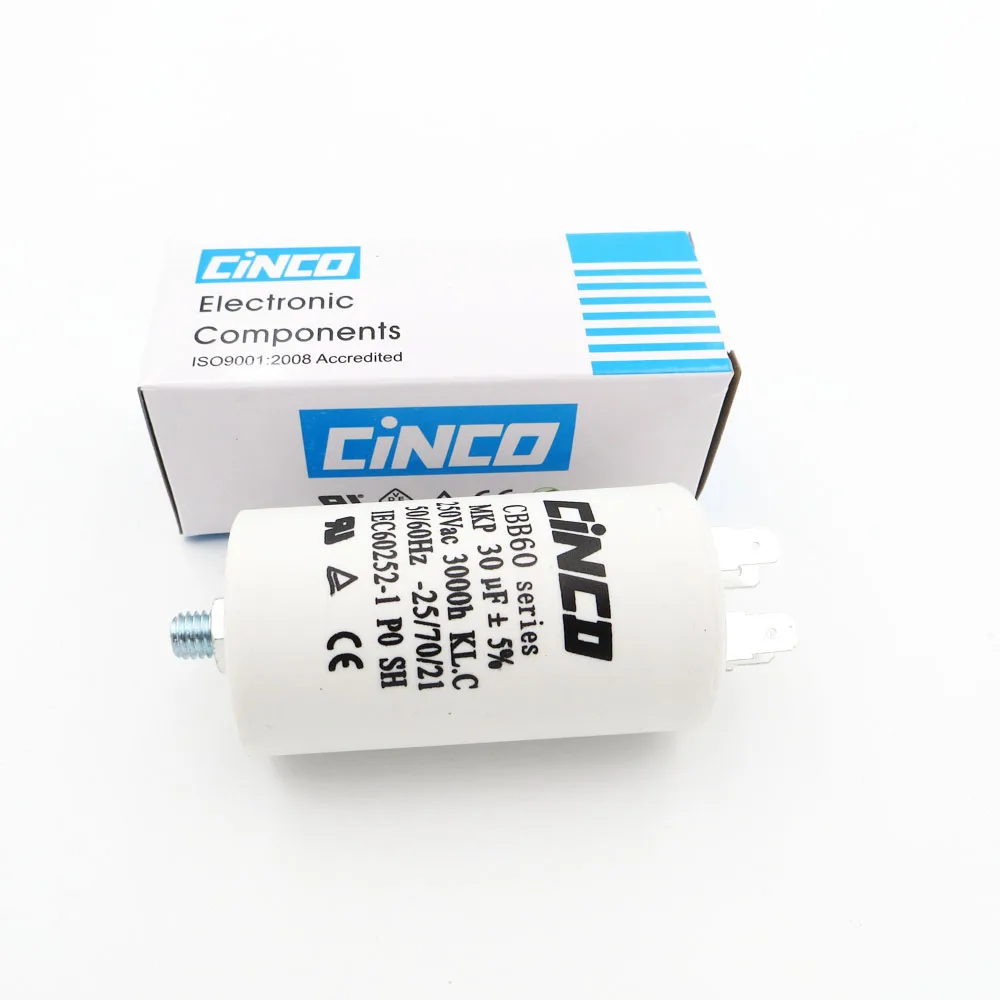 Водяной насос Электрический разряжаем конденсатор переводом входа 30MFD 250VAC CBB60