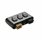 Распродажа, 3 в 1, карманная портативная щетка для гольф-клуба, набор для чистки клюшек с шариками, Черный инструмент для очистки дереважелеза