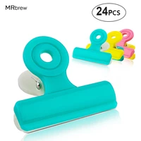 colorful chip bag clips 24pcs food storage sealing chip clipsphoto holder clips clamps with lms size