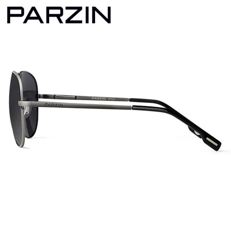 PARZIN поляризованные мужские солнцезащитные очки классические пилот Gafas для