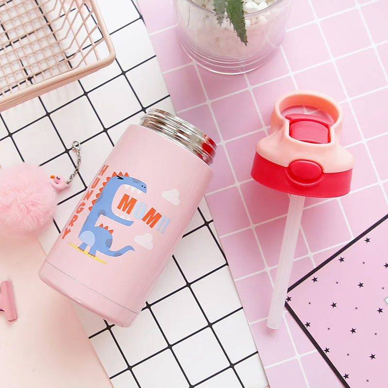 Новые детские вещи вакуумные фляги КИТ воды соломы бутылки рукоятка мешок дети