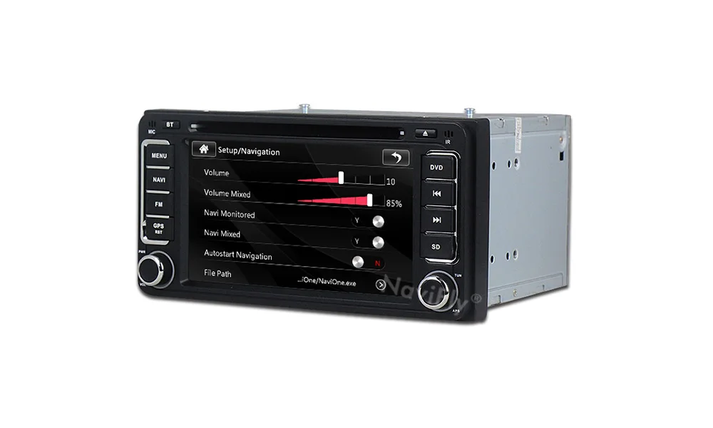 NaviFly 2 din Автомобильный Радио dvd-плеер gps навигация для Toyota Hilux VIOS Camry Corolla Prado RAV4 Prado автомобильный аудио стерео