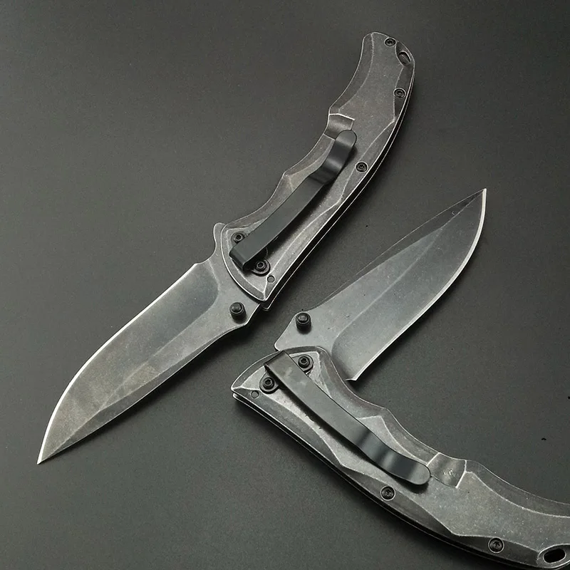 Тактический нож stonewash из нержавеющей стали 440C силы дикого выживания нож Открытый самообороны складной нож джунгли обороны нож