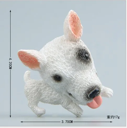 3 Креативный я знаю Собаки Смолы Магнитные наклейки для холодильника 3D Huskie корги бульдог ПВХ Магнитные наклейки для холодильника маленькие игрушки для детей - Цвет: 3