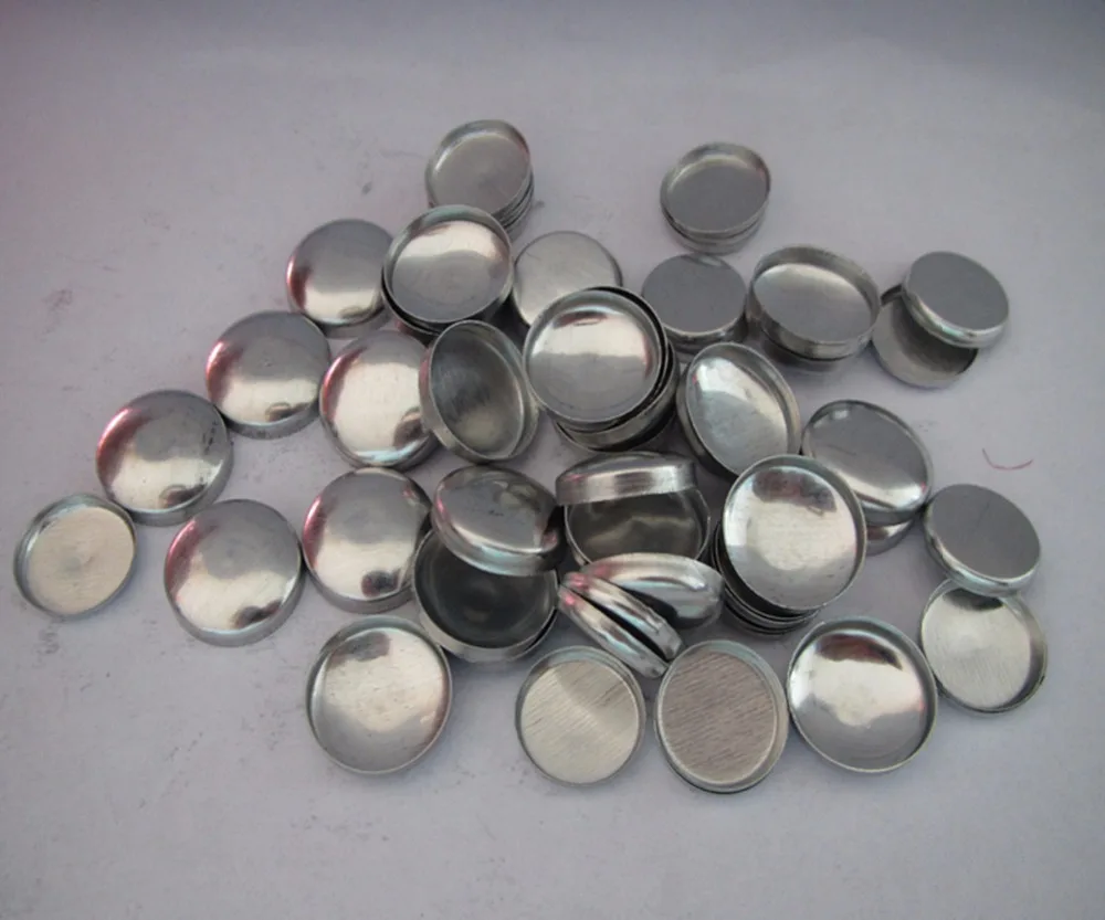 24 л алюминиевая Нижняя плоская кнопка сделай сам тканевая 15 мм комбинированная